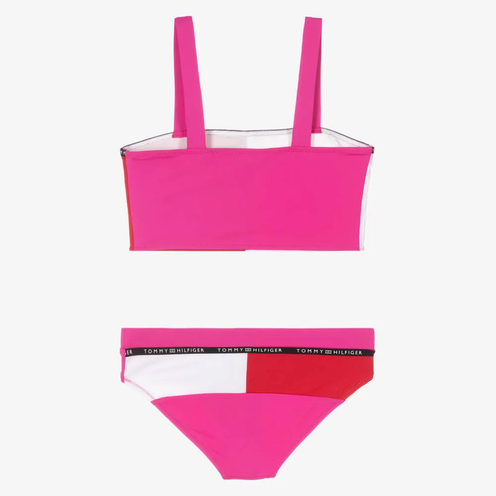 Girls Bright Pink Bikini