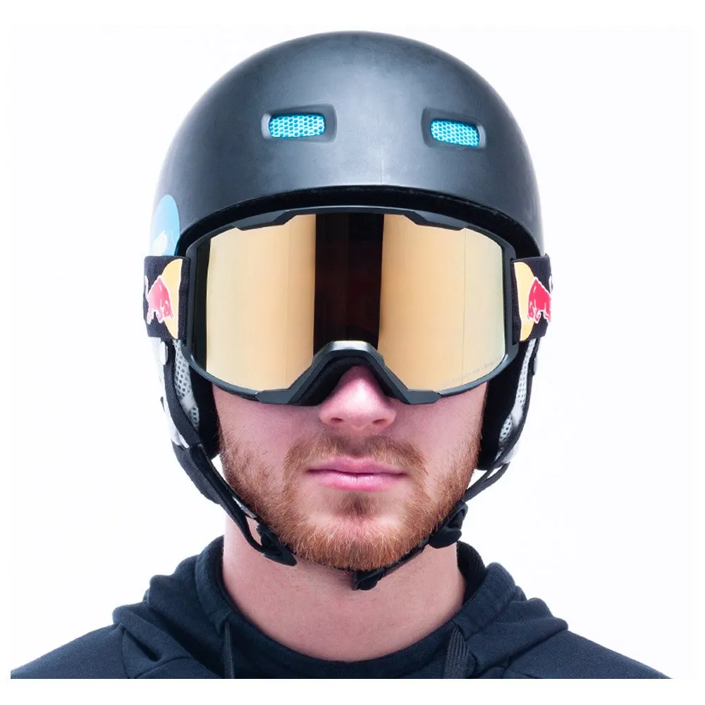 Goggles Red Bull Spect ---Solo Matt Black Brown Gold Mirror Snow