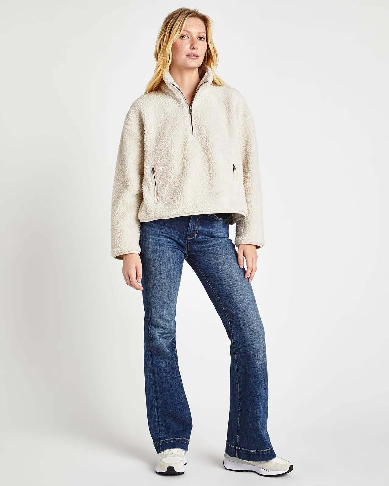 Half-Zip Sherpa Pullover