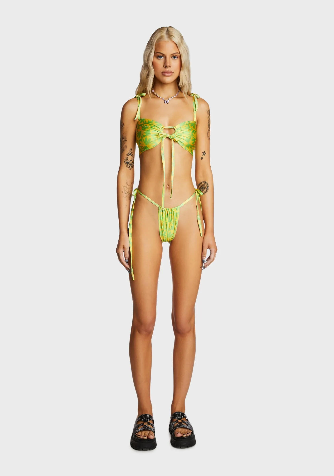 Haze Strappy Bikini Set-