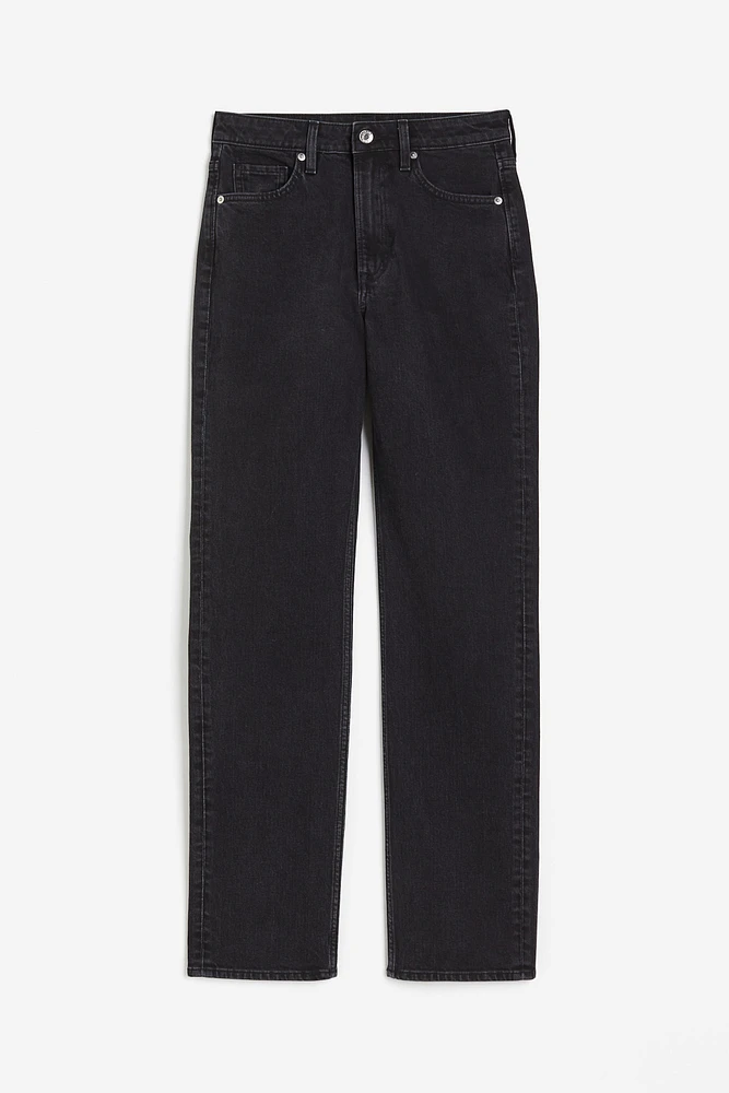 High Rise Slim Straight Leg Jeans