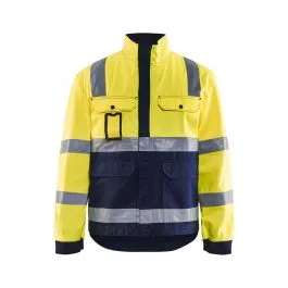 High Vis Jacket 4023 High Vis Geel/Marine - Blåkläder