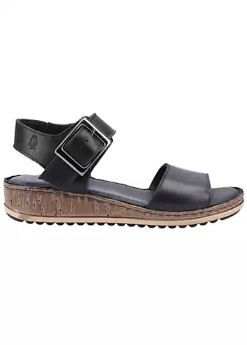 Hush Puppies Ladies Black Ellie Sandals | Kaleidoscope