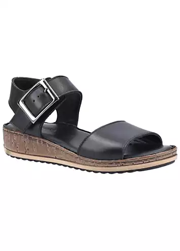 Hush Puppies Ladies Black Ellie Sandals | Kaleidoscope