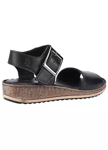 Hush Puppies Ladies Black Ellie Sandals | Kaleidoscope