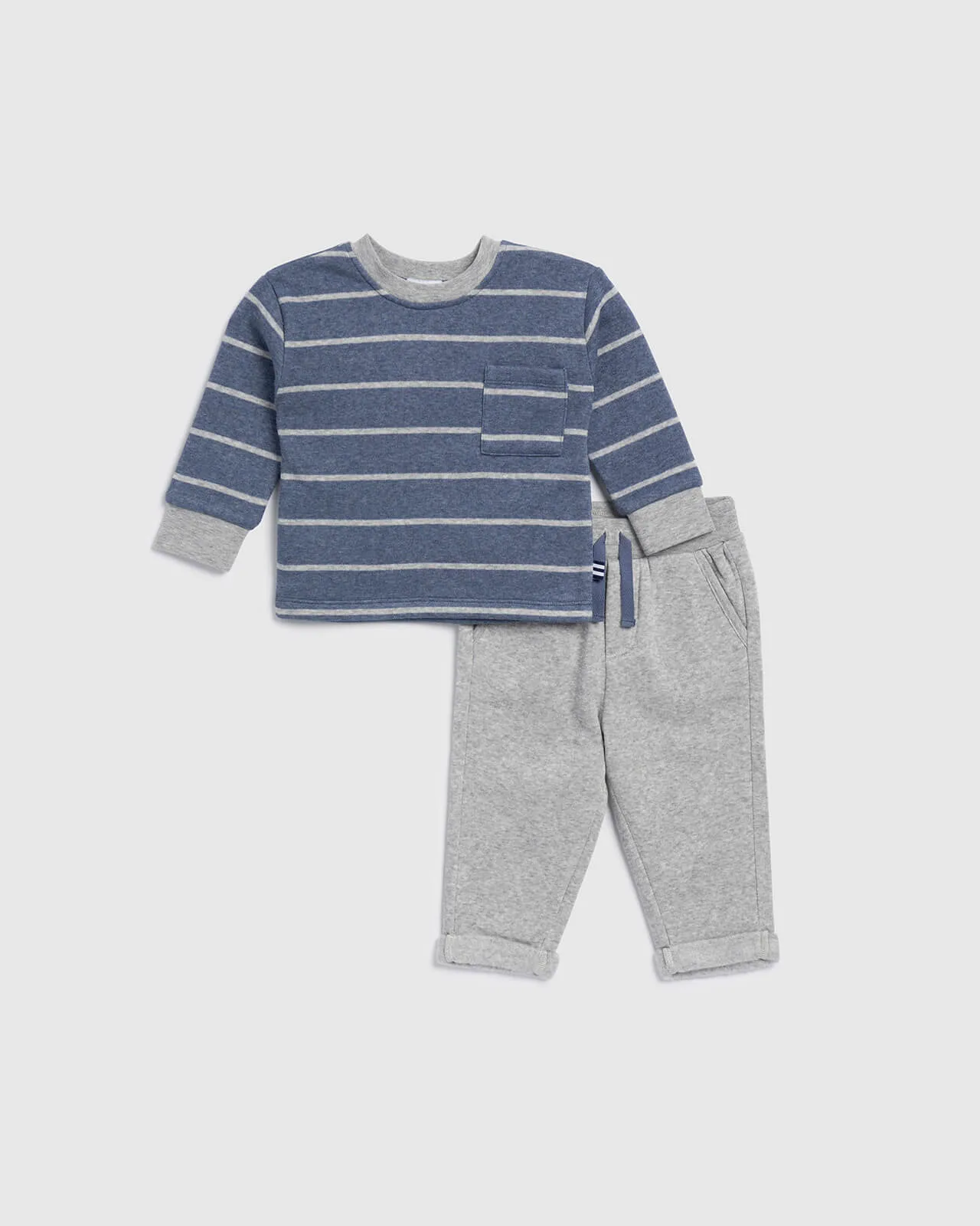 Infant Boy Pocket Pullover Set