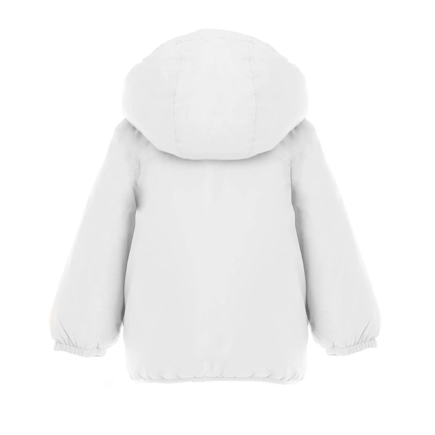 K-Way Unisex White And Ecru P Claude Orsetto Jacket