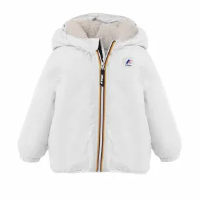 K-Way Unisex White And Ecru P Claude Orsetto Jacket