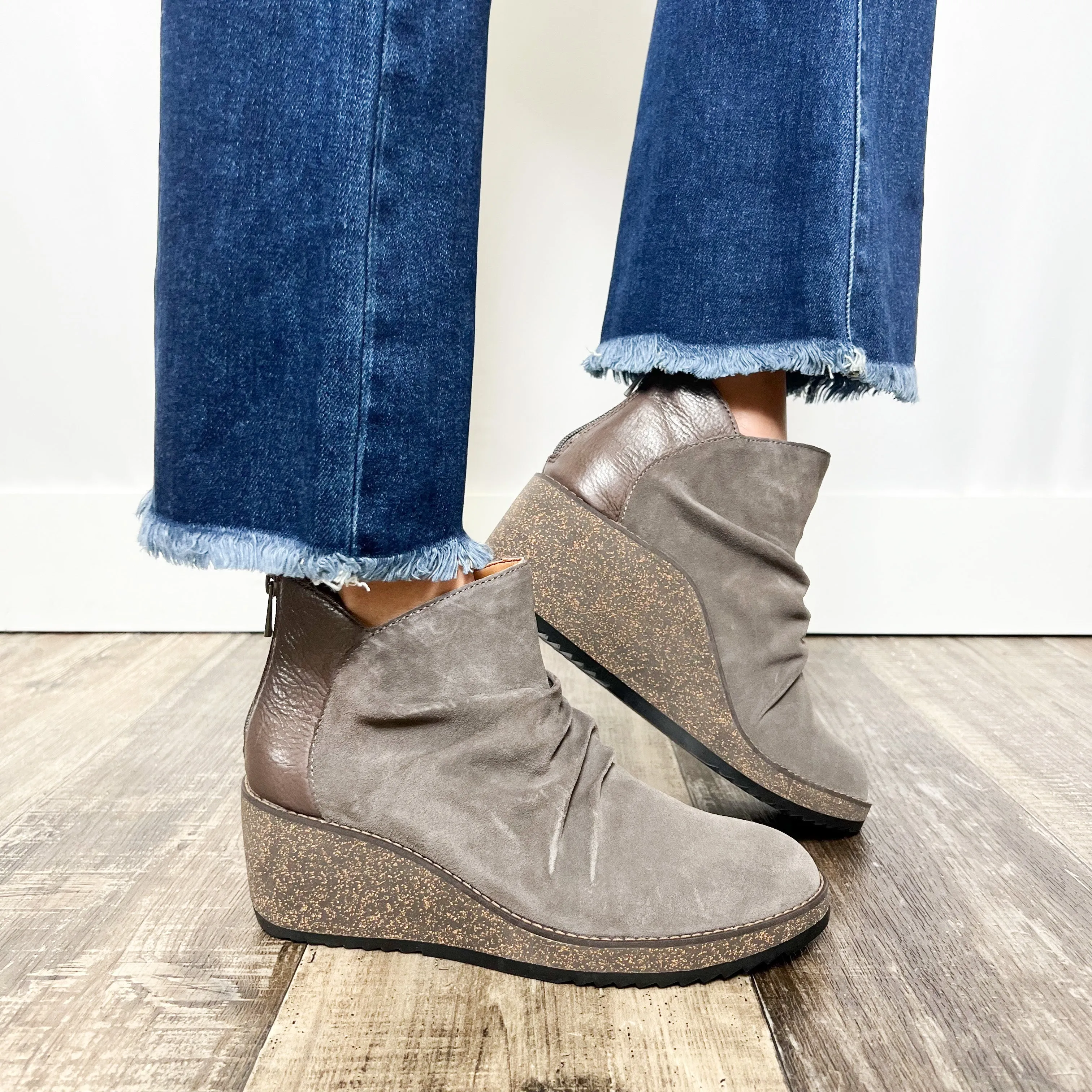 Kara Ankle Wedge Boot