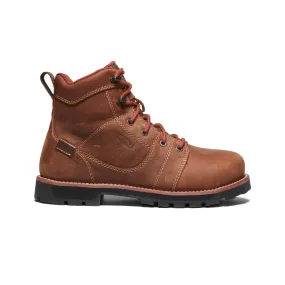 Keen Women's Seattle 6 Waterproof Boot (Aluminum Toe) 7M Gingerbread/Black