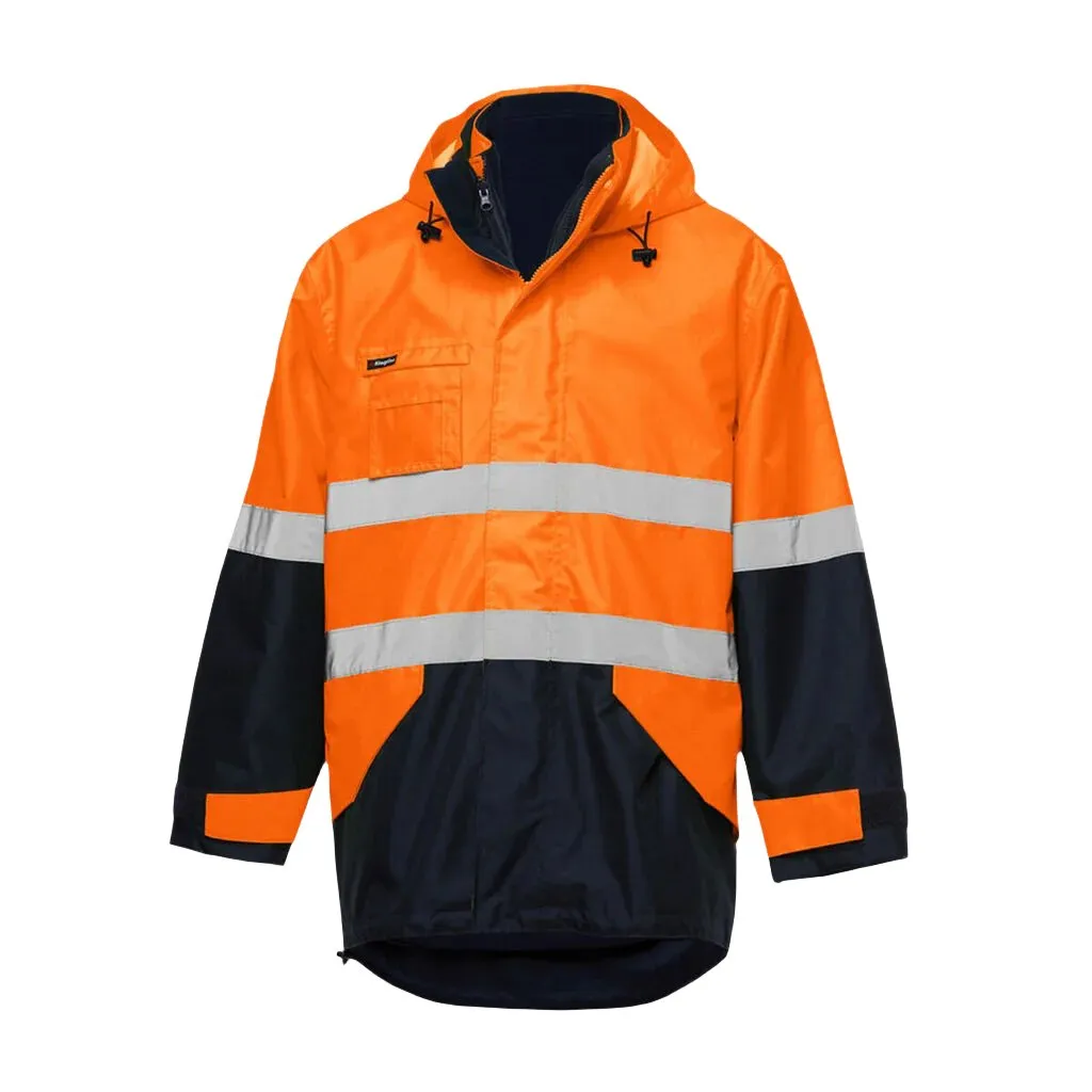 King Gee 4 in 1 Waterproof Wet Weather Jacket (K55300)-