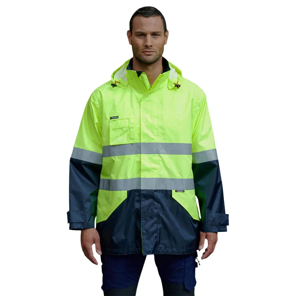 King Gee Originals Waterproof Hi-Vis Reflective Lightweight Jacket (K55200)-