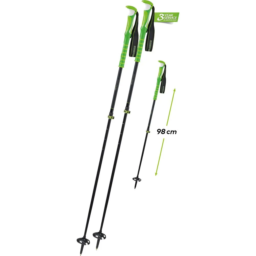 Komperdell - Carbon C.7 Ascent Ski-Touring Poles green