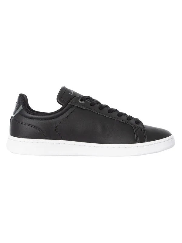 Lacoste Carnaby Pro BL23 1 SMA Leather Trainers - Black/White