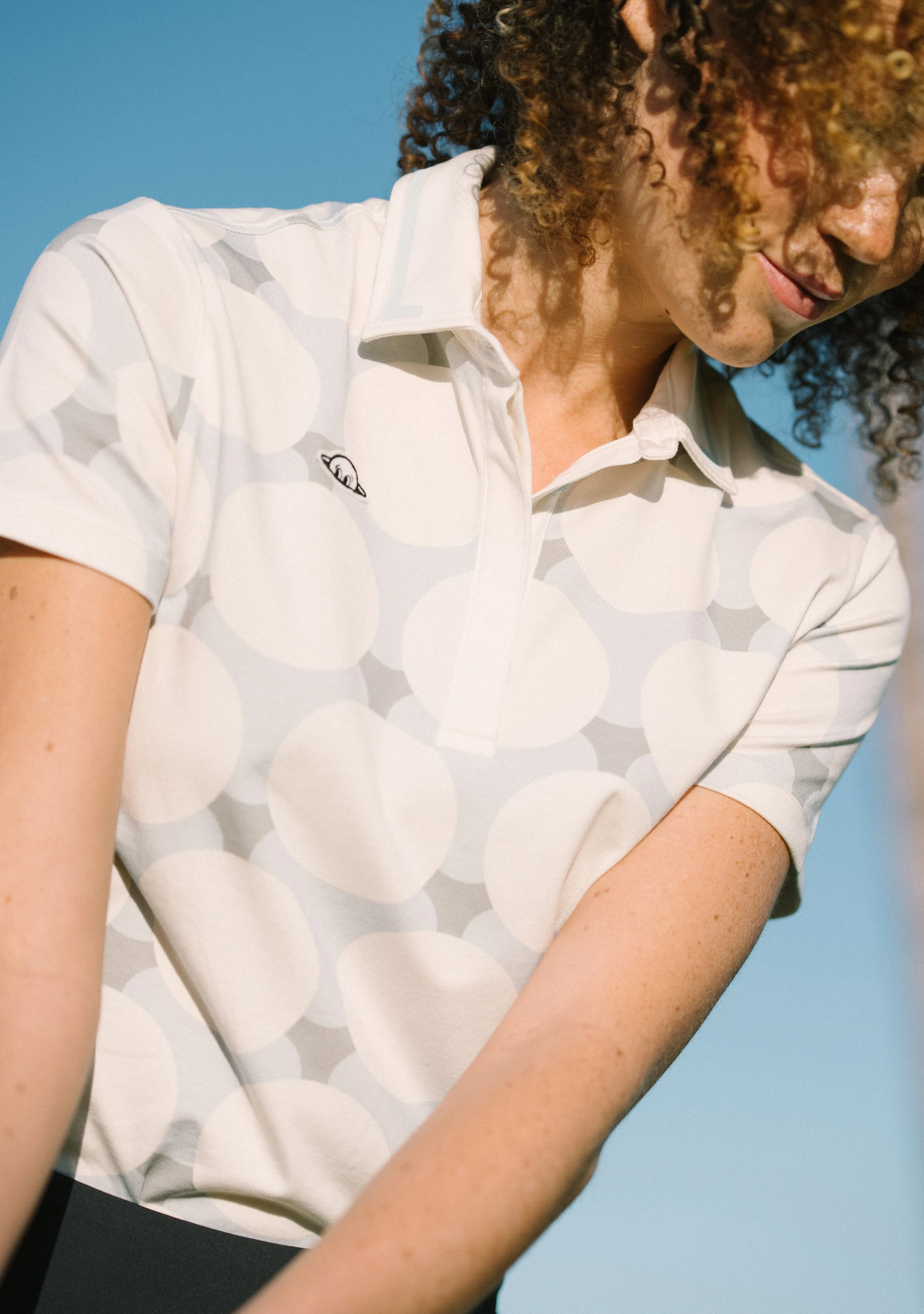 Lauren Retro Polo - Cloudy Blue