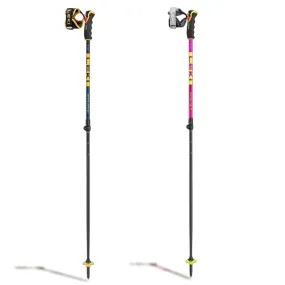 Leki Apline Ski Poles Spit Fire Vario 3D