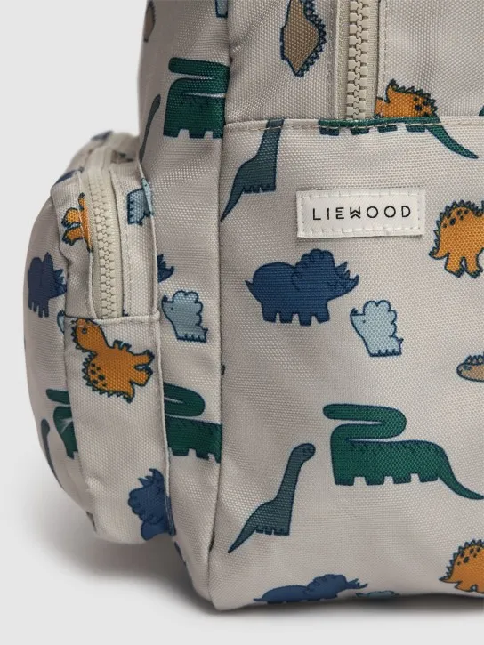 Liewood   Dino print recycled poly backpack 