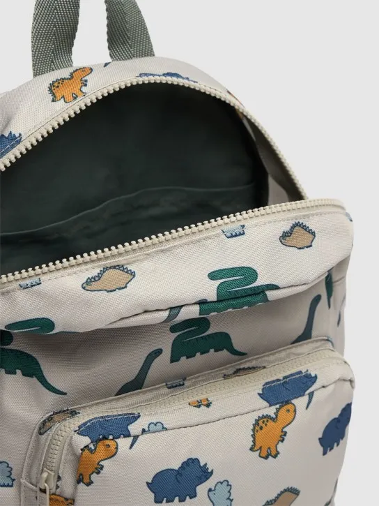 Liewood   Dino print recycled poly backpack 