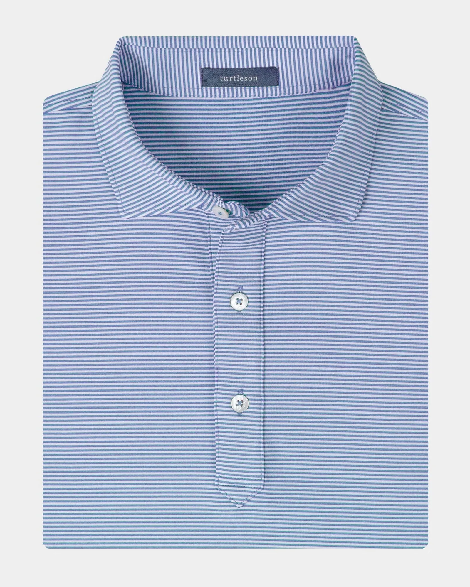 LINKS - Carter Stripe Performance Polo