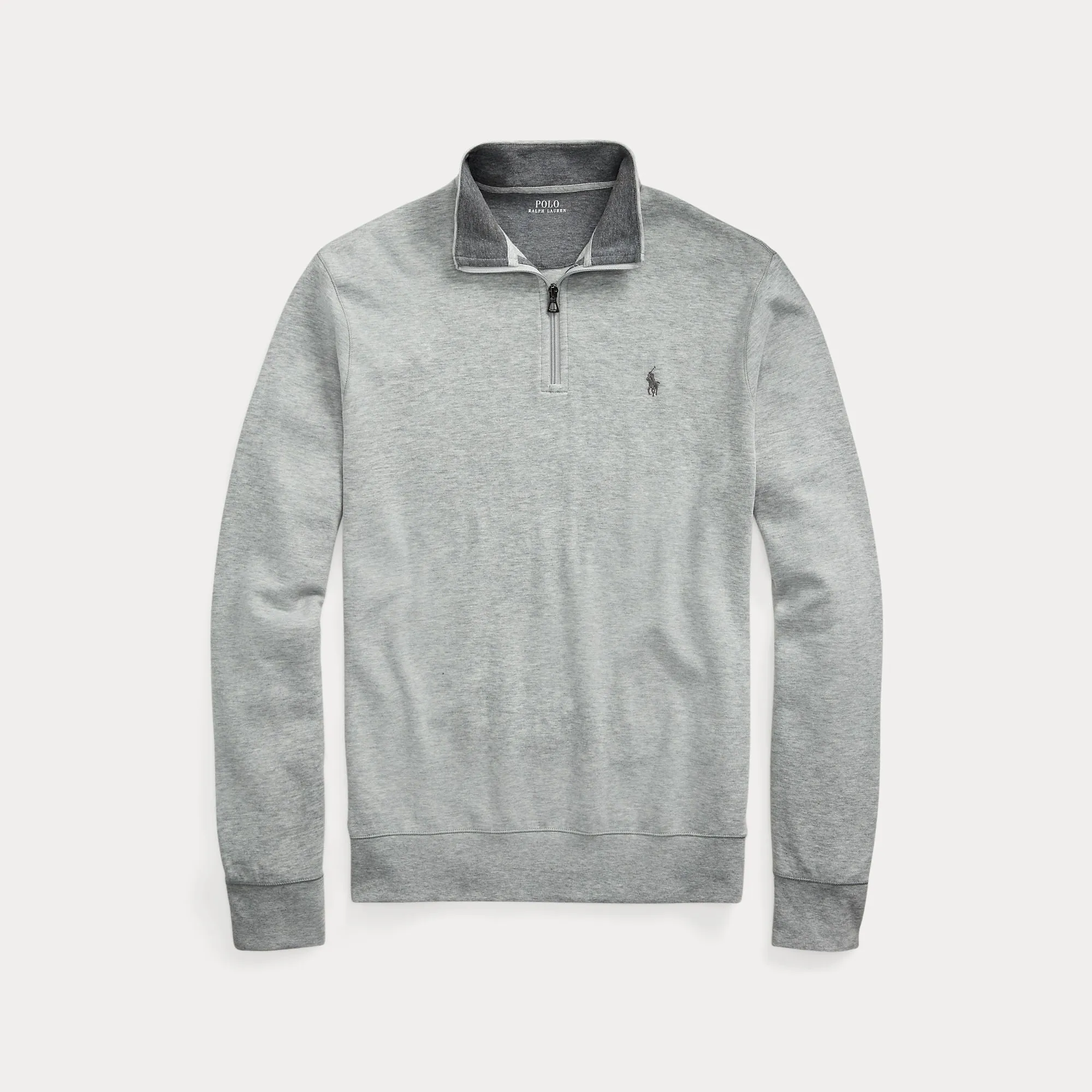 LUXURY JERSEY QUARTER-ZIP PULLOVER