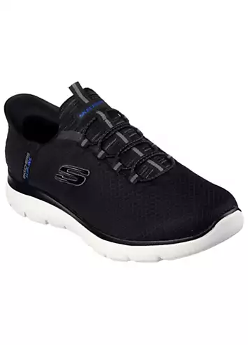 Mens Black Summits High Range Slip Ins Trainers by Skechers | Look Again