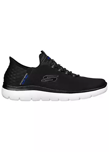 Mens Black Summits High Range Slip Ins Trainers by Skechers | Look Again