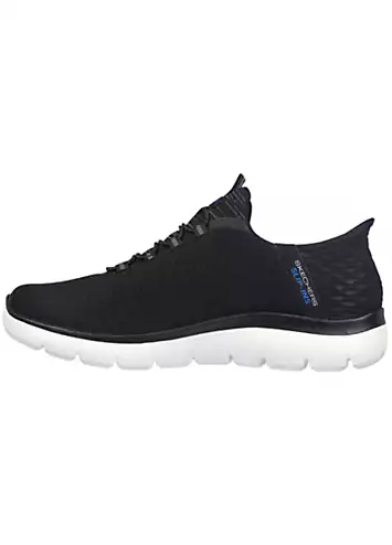 Mens Black Summits High Range Slip Ins Trainers by Skechers | Look Again