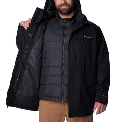 Men's Columbia Stuart Island Interchange Waterproof Hooded 3-in-1 Jacket