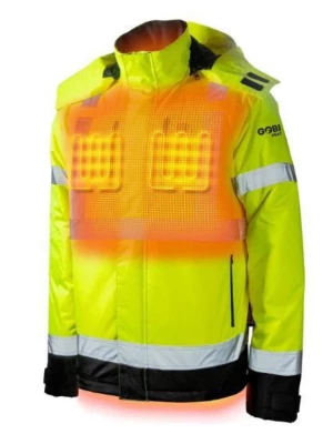 Men's GOBI Heat Flash Heated Hi Vis Softshell Jacket