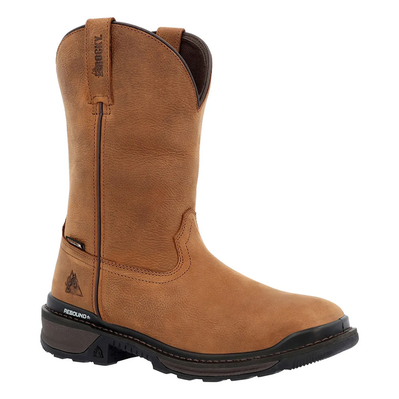 Men's Rocky Rams Horn Waterproof Pull-On Boot