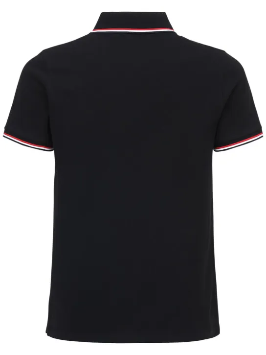 Moncler   Cotton piquet polo shirt 