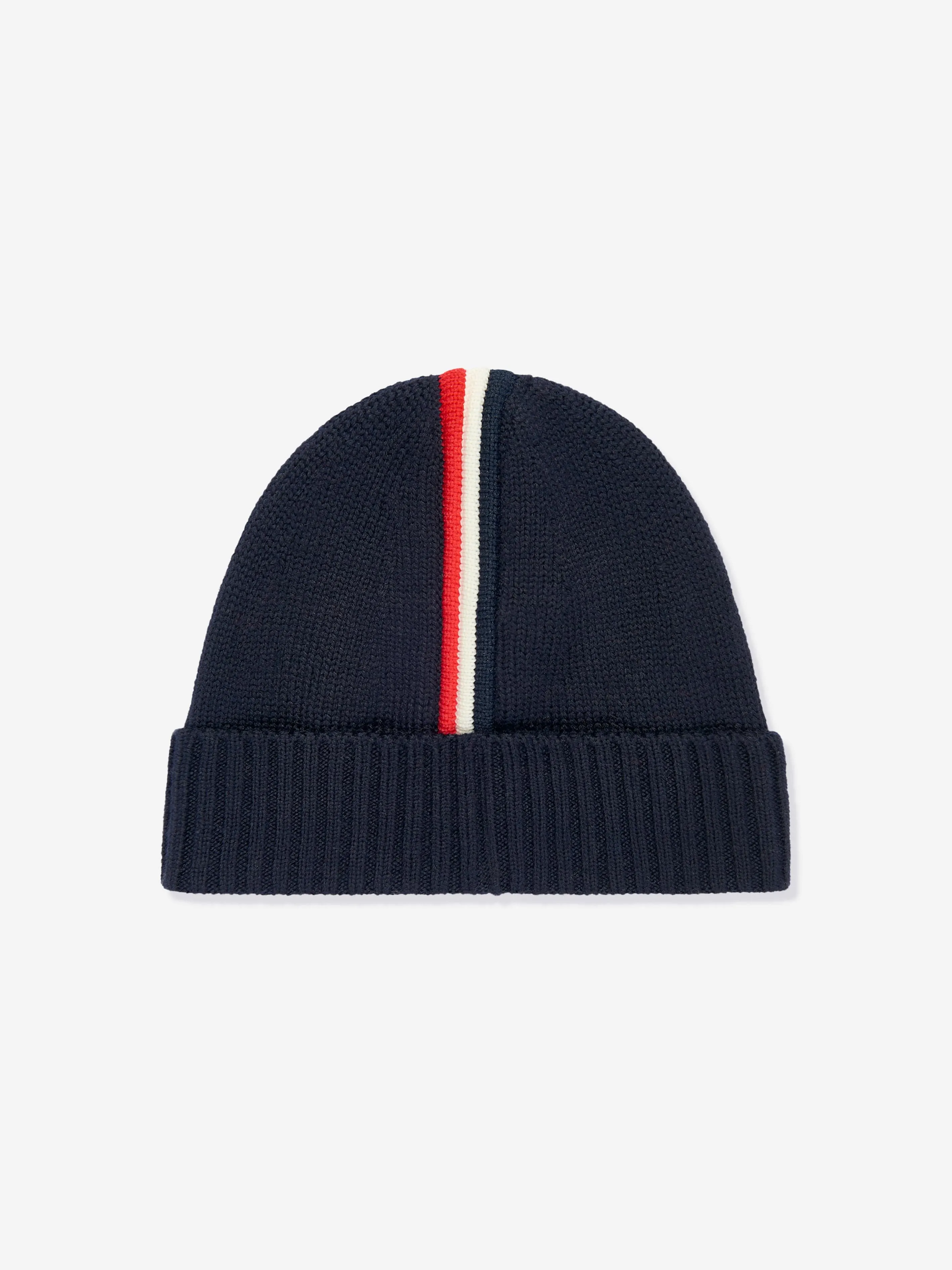 Moncler Enfant Baby Boys Wool Beanie Hat in Navy