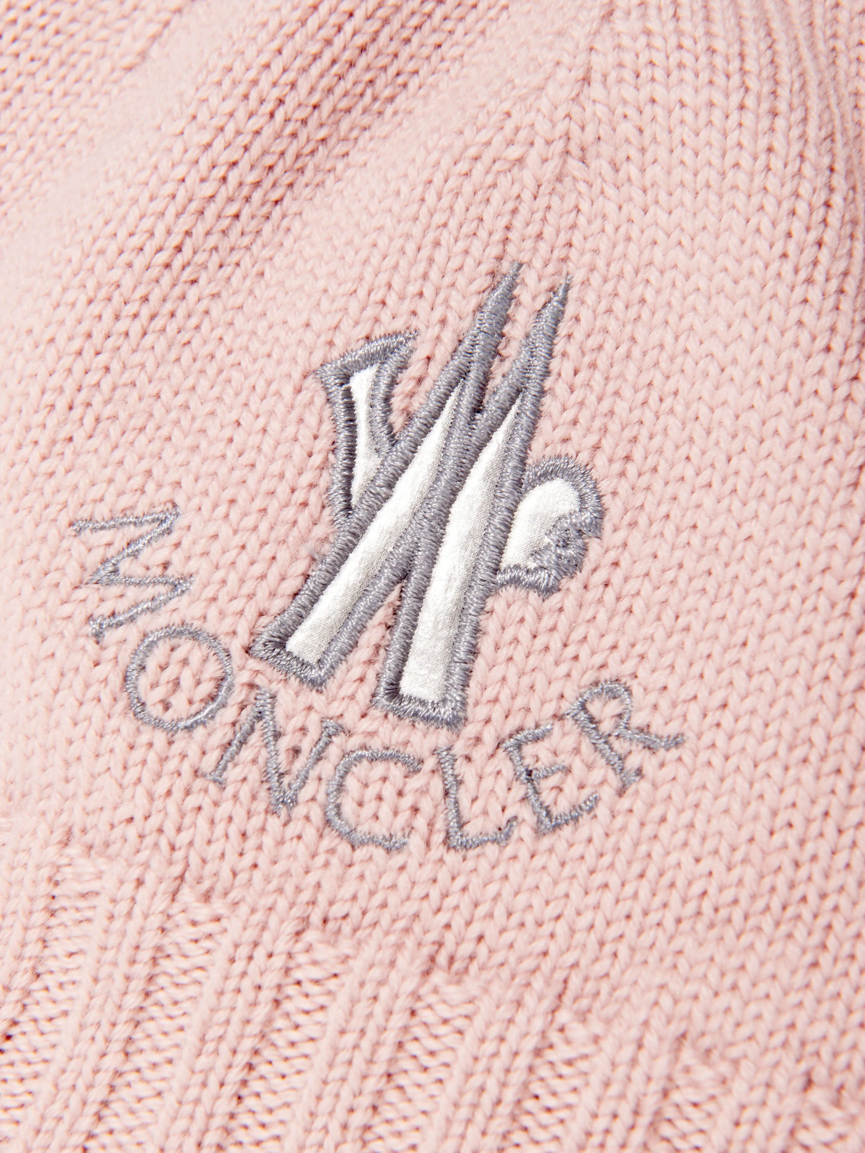 Moncler Enfant Baby Girls Logo Beanie Hat in Pink