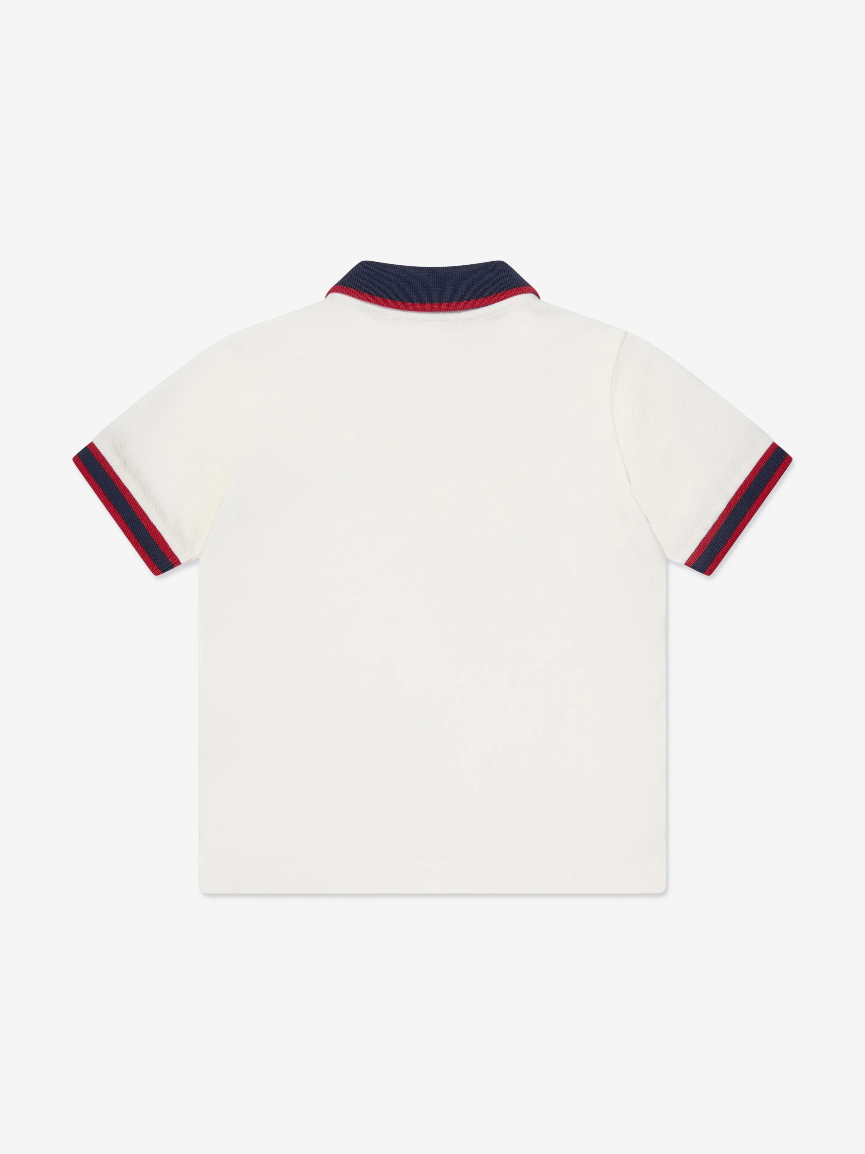 Moncler Enfant Boys Logo Pocket Polo Shirt in White