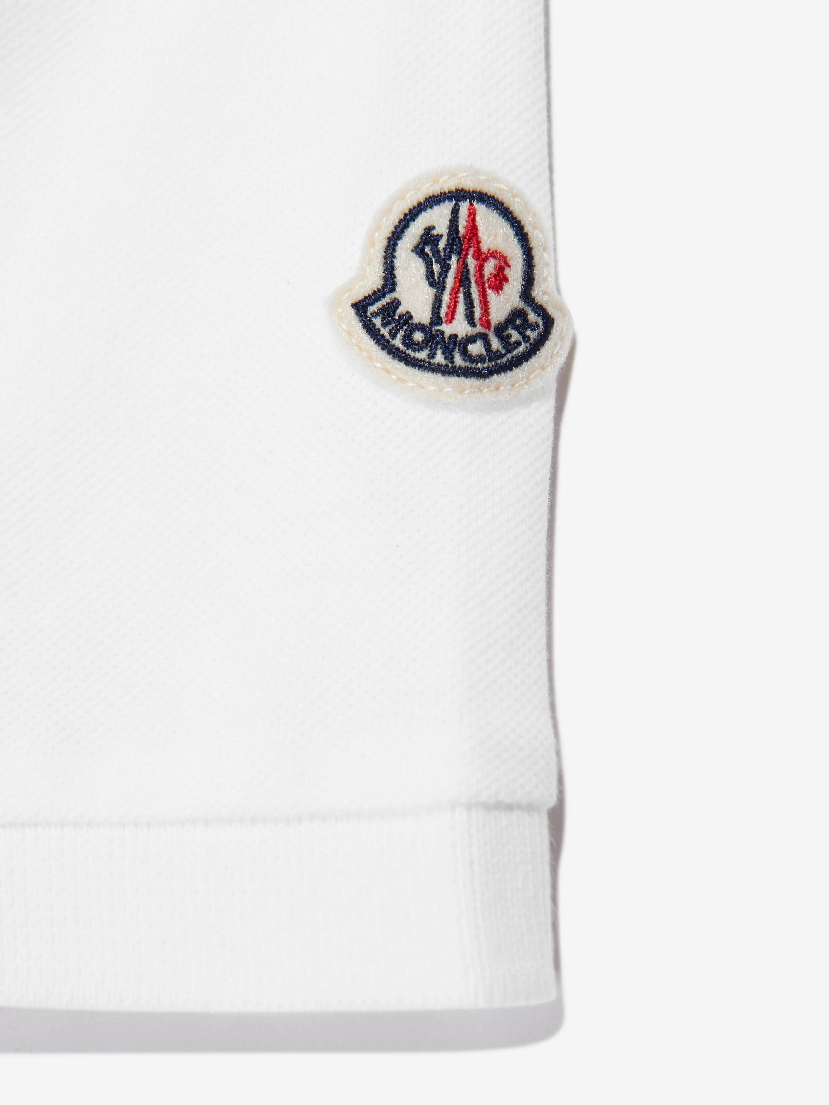 Moncler Enfant Boys Polo Shirt in White