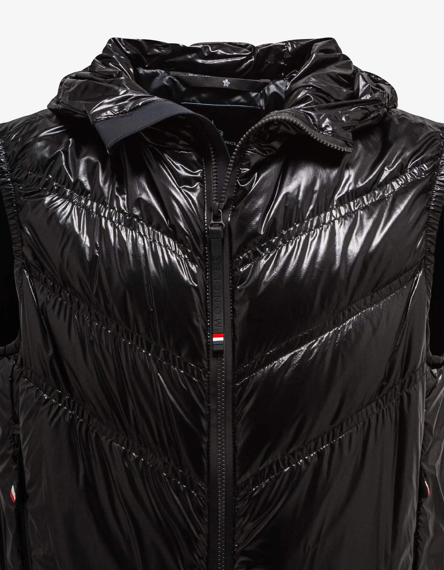 Moncler Grenoble Salantin Black Nylon Down Gilet