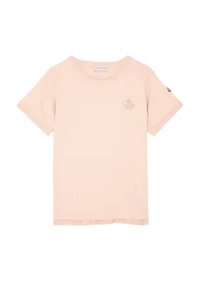 MONCLER KIDS Logo-embroidered cotton T-shirt (12-14 years) -                         -                     -                