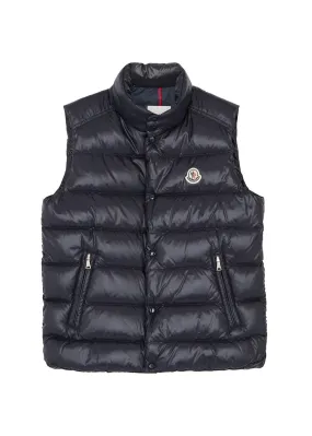 MONCLER KIDS Tib navy quilted shell gilet -                         -                     -                