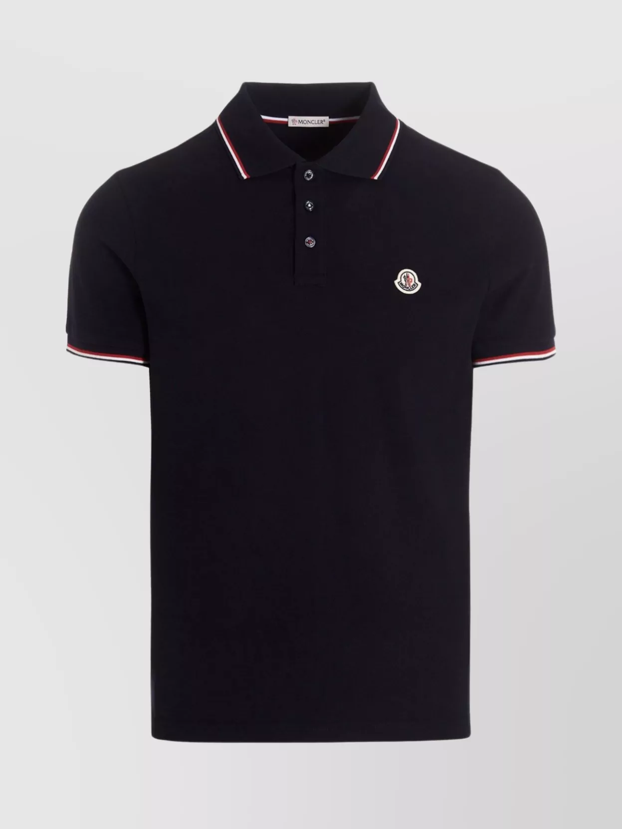 Moncler   Patch logo polo shirt