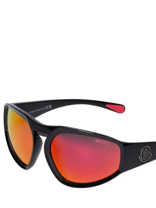 Moncler   Pentagra futuristic shape sunglasses 