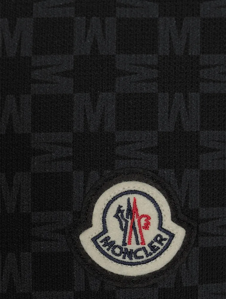 MONCLER Polo Shirt Monogram Print