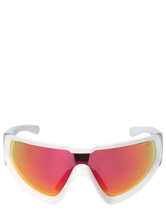 Moncler   Wrapid futuristic shape sunglasses 