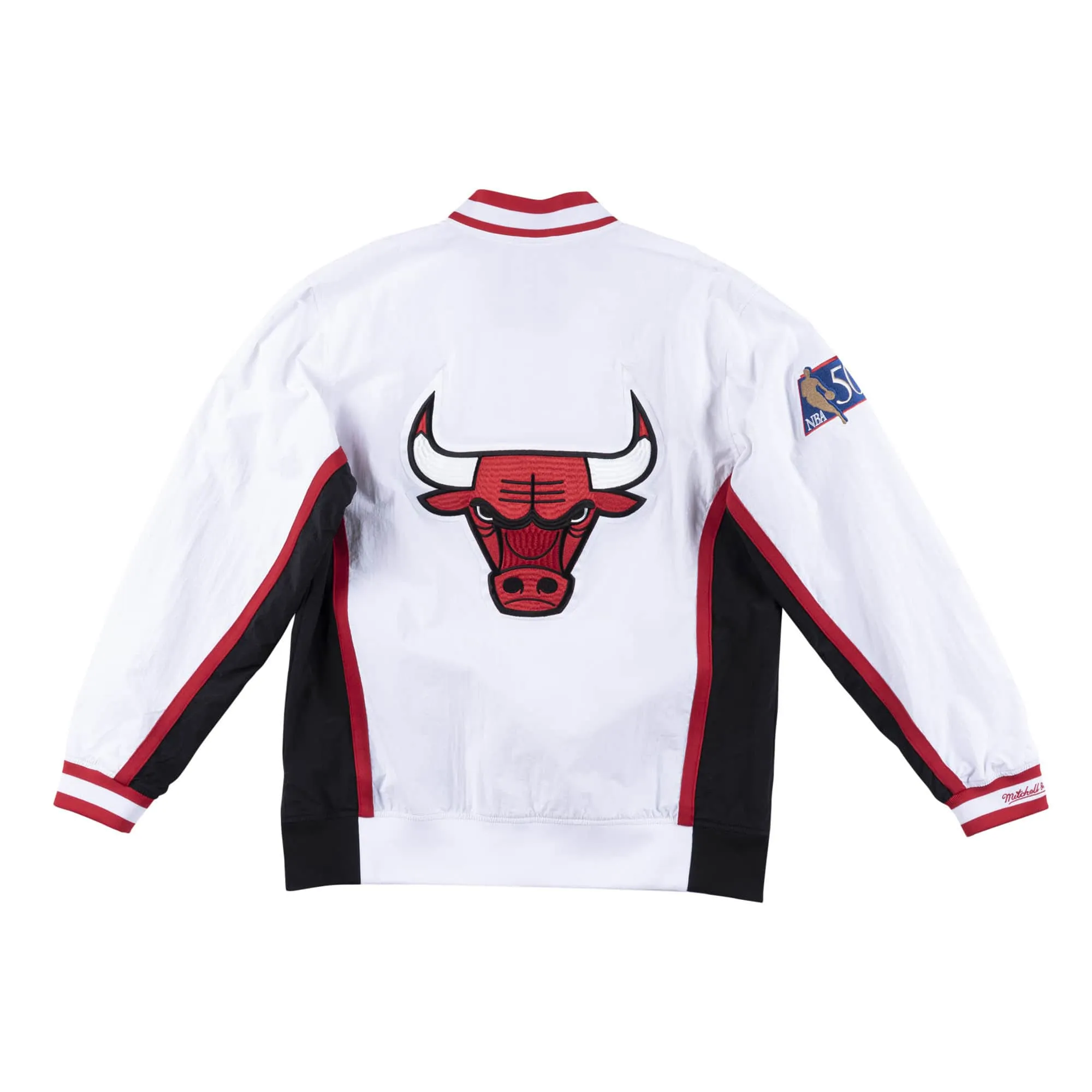 NBA Authentic Warm Up Jacket Chicago Bulls White 1996-97