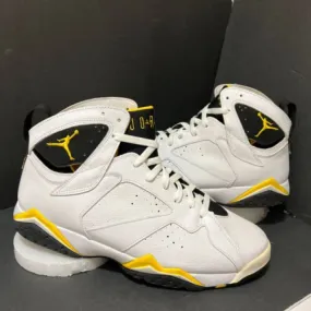 NDS w/ BOX NIKE AIR JORDAN VII 7 RETRO WHT/MAIZE YLW/BK ...