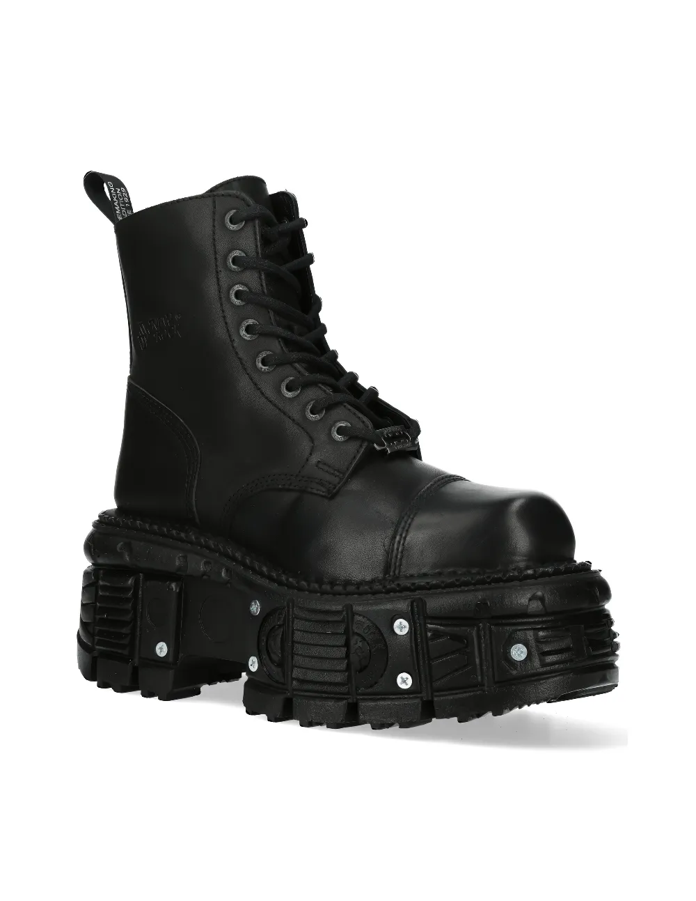 NEW ROCK Rugged Punk Style Ankle Boot with Stud Details