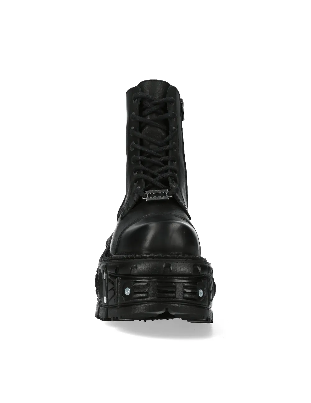 NEW ROCK Rugged Punk Style Ankle Boot with Stud Details