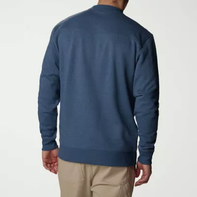 new!Columbia Hart Mountain Mens Crew Neck Long Sleeve Sweatshirt