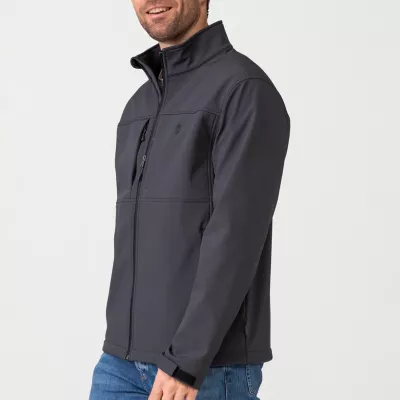 new!Free Country Mens Lined Water Resistant Lightweight Softshell Jacket