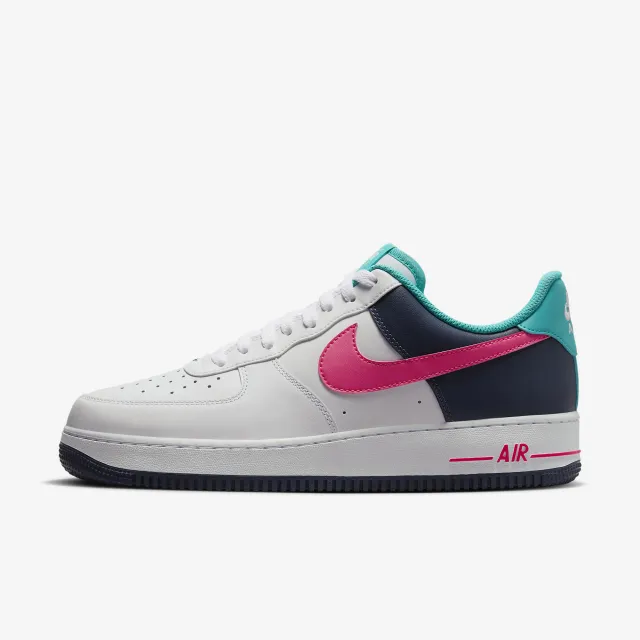 Nike Air Force 1 07 LOVE NEON White Racer Pink Thunder Blue