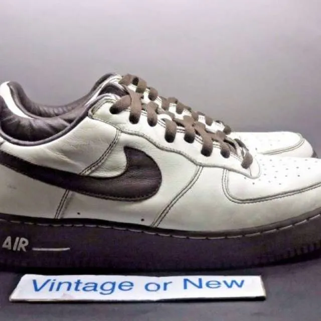 Nike Air Force 1 Low Premium Sail Cream White Baroque Br...